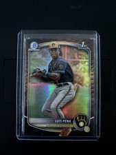 2025 Bowman 1st Bowman Reptillian Luis Pena - Milwaukee Brewers