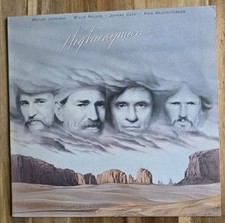 Jennings, Nelson, Cash, Kristofferson 🥇 Highwayman 1985 1st Press Pitman EX-NM