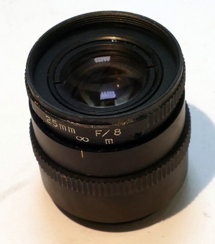 25mm f8 Microscope / Camera Objective Lens 1" thread C - Picture 1 of 8