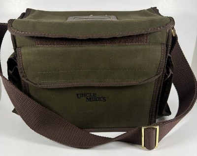 Vtg Uncle Mike s Green Canvas Range Ammo Bag