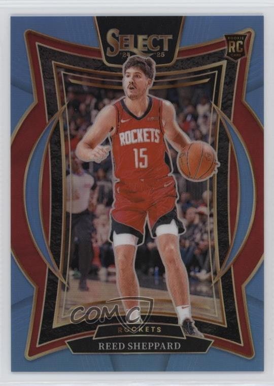 2024-25 Panini Select Concourse Light Blue Prizm 238/299 Reed Sheppard #68 ne1