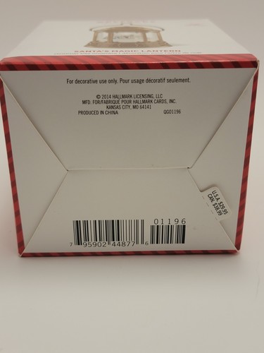 2014 Santa's Magic Lantern Hallmark Ornament In Box - Picture 3 of 9