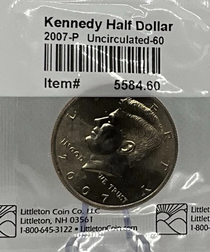 2007-P Kennedy Half Dollar Uncirculated-60