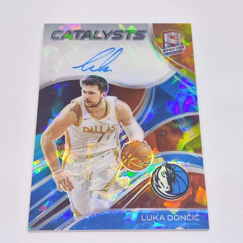 2020-21 Panini Spectra Catalyst Signatures Auto Astral LUKA DONCIC /35!!