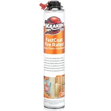 Kraken Bond Fastcoat Fire Rated Spray Foam Insulation Kit Closed Cell in a Ca...