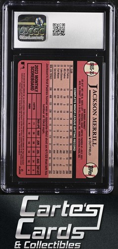 Jackson Merrill 2024 Topps Update #89US-35 1989 35th Anniversary RC CGC 10 - Picture 2 of 2