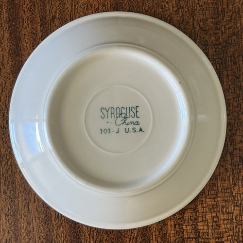 Vintage Syracuse China The Shadows Restaurant Ware Bread Plate Fruit Bowl Rare - Picture 9 of 12