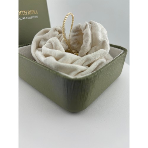 Judith Ripka Sterling Silver Gray Pearl & Diamonique CZ Earrings New in Box  - Picture 8 of 10