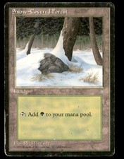 MTG Snow-Covered Forest LP Light Play Ice Age [3288]