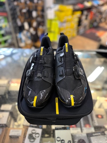 Mavic Comete Ultimate 45.5-46 Black Cycling Shoe - Picture 1 of 4