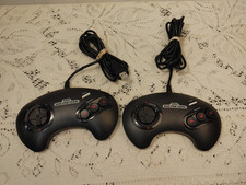 Sega Genesis Classic Mini Wired USB Controller Model MK-16500 OEM (x 2) UNTESTED
