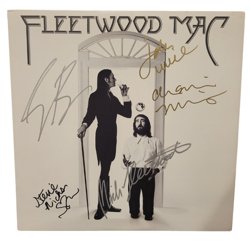 Fleetwood Mac signed lp Self titled by 5 musicians