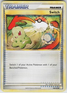 Pokemon Switch 102/123 HeartGold SoulSilver Uncommon card