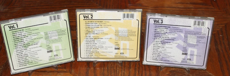 The British Invasion Vol. 1, 2, & 3 History Rock CD lot of 3 Classic Rock Foto 2 de 2