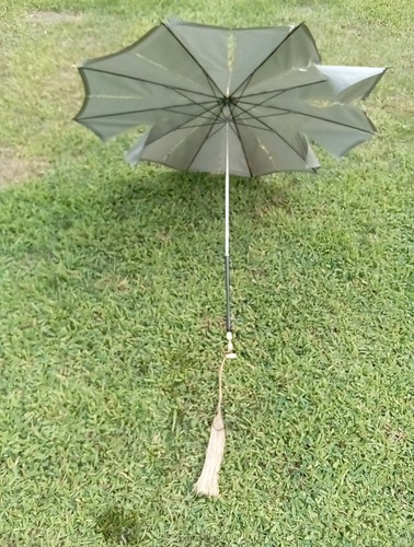 RARE Vintage 1930's 40s CALVAIRE Saks 5th Ave Umbrella Parasol - Made In Italy - Picture 15 of 16
