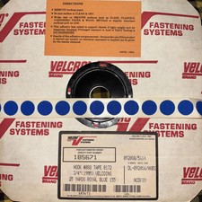 42 Royal Blue 155 3/4  Genuine VELCRO Sticky Dots Hook Side Only Circle VELCOINS