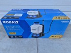 Kobalt 40v 4-Gallon Backpack Chemical Sprayer Kit with Battery and Charger 