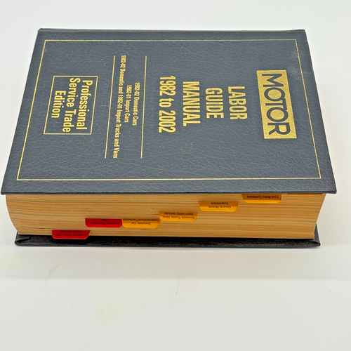 Motor Labor Guide Manual 1982-2002 Professional Trade Edition, Domestic & Import - Picture 3 of 7