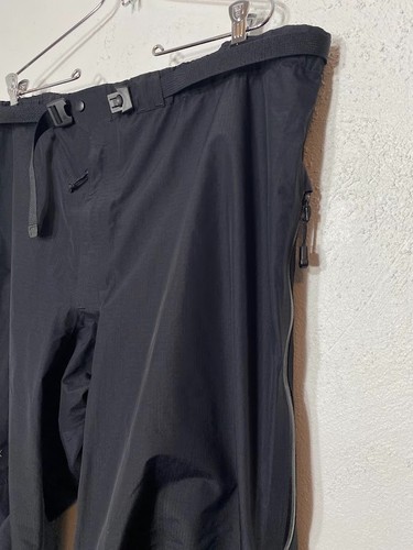 Vintage Arc’teryx GORE-TEX Belted Men’s Pro Shell Snow Pants Black Size XXL - Picture 11 of 18