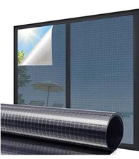 One Way Privacy Window Film Reflective Window Tint ,Static Cling Mirror 3-pack