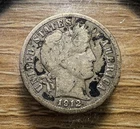 1912-S Barber Dime - Actual Silver Coin Shown - Free Shipping & Tracking INV#109