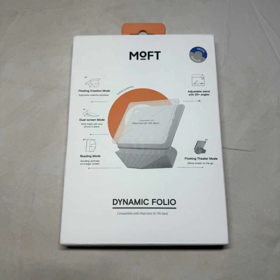 Capa folio dinâmica MOFT para iPad Mini 7 A17 Pro (2024), iPad Mini 6 (2021) - Imagem 4 de 4