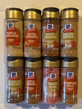 McCormick 2025 Holiday Series Of Finishing Sugars Complete Set Of 8 Flavors