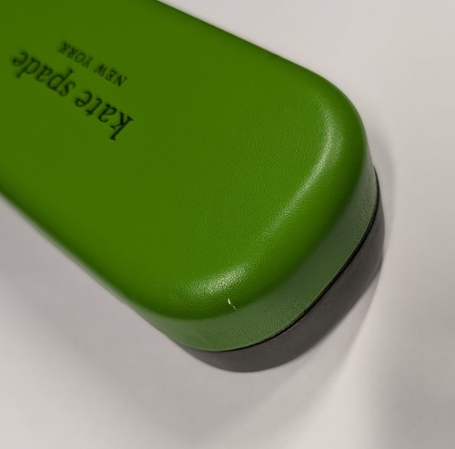 Kate Spade Sunglasses / Eyeglasses Case - Green & Black - Case Only - Picture 6 of 6