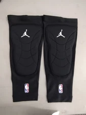Nike NBA Issued Black Knee Shin Pads Set of 2 Size 2X/3X CU6688