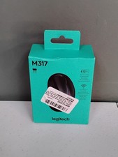 New & Sealed! Logitech M317 Wireless Mouse 910-005764 Black - NIB!