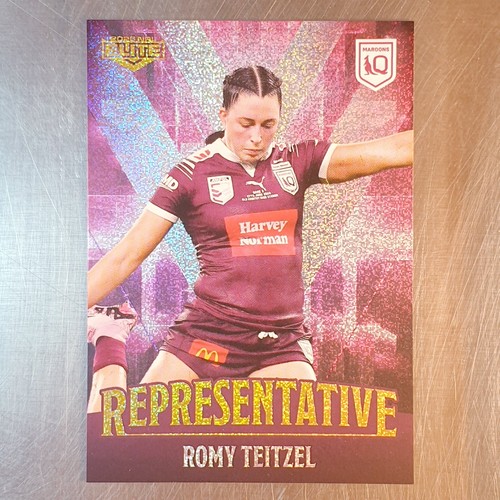 2025 NRL Elite Representative Romy Teitzel Card REP32 QLD Maroons