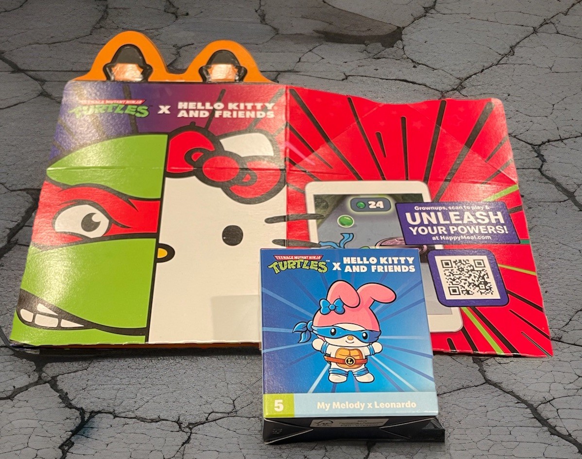 McDonald's Happy Meal Ninja Turtles x Hello Kitty #5 My