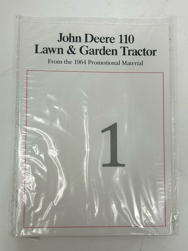 Ertl Precision #1 15213 1/16 John Deere 110 Lawn & Garden Tractor With Wagon - Picture 9 of 9