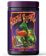 Fox Farm Beastie Bloomz Soluble Fertilizer - High-Phosphorus Fertilizer for M...