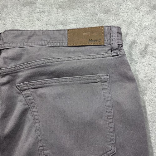 johnnie-O Pants Mens 38x32 Gray Twill 5-Pocket Stretch Casual ProModal JMPA1470 - Picture 3 of 10