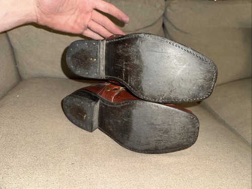 Vintage Unbranded Women’s Maroon Brown Engineer Boots SIZE 9? See Measurements - Picture 17 of 21