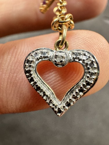 4.7g Sterling Silver Multi Gemstone Gold Charm Chain Bracelet 7” Jewelry lot K - Picture 5 of 11