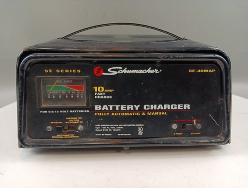 Schumacher 10 Amp 6&12 Volt Battery Charger Automatic SE-40MAP Deep Cycle Tested - Picture 5 of 19