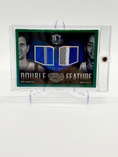 2014-15 Panini Gala DIRK NOWITZKI MONTA ELLIS Double Feature Dual GAME WORN /25