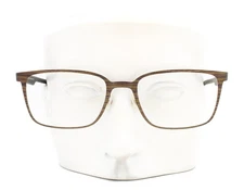 Maui Jim MJO 2103-80M Eyeglasses Glasses Brown Woodgrain Black 53mm Large