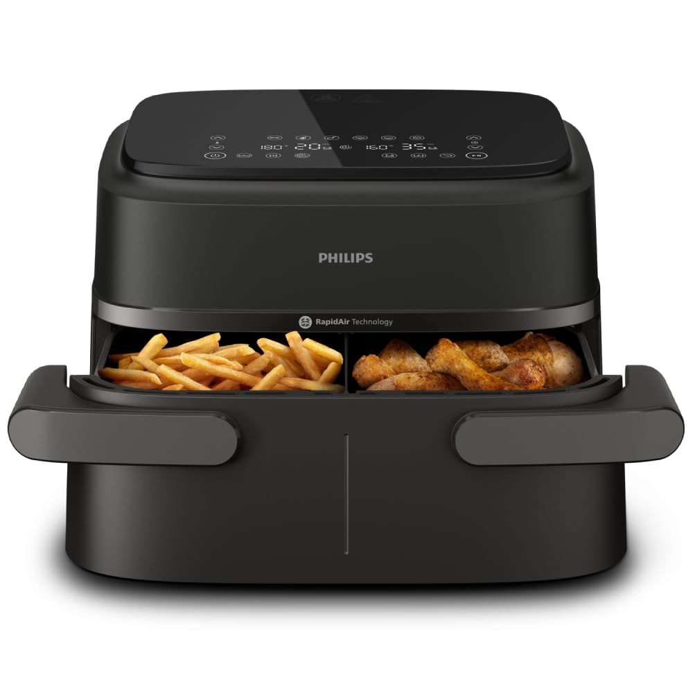 Airfryer 1000 Friggitrice ad aria con Cestello Flexi da 7.1L Cestello con