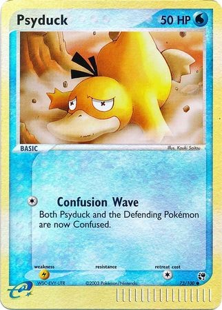 Psyduck - 73/100 - Pokemon Ex Sandstorm Reverse Holo NM
