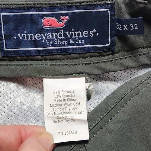Vineyard Vines Herren 32x32 Breaker Hose grau Maße 33x31,5 - Bild 3 von 7
