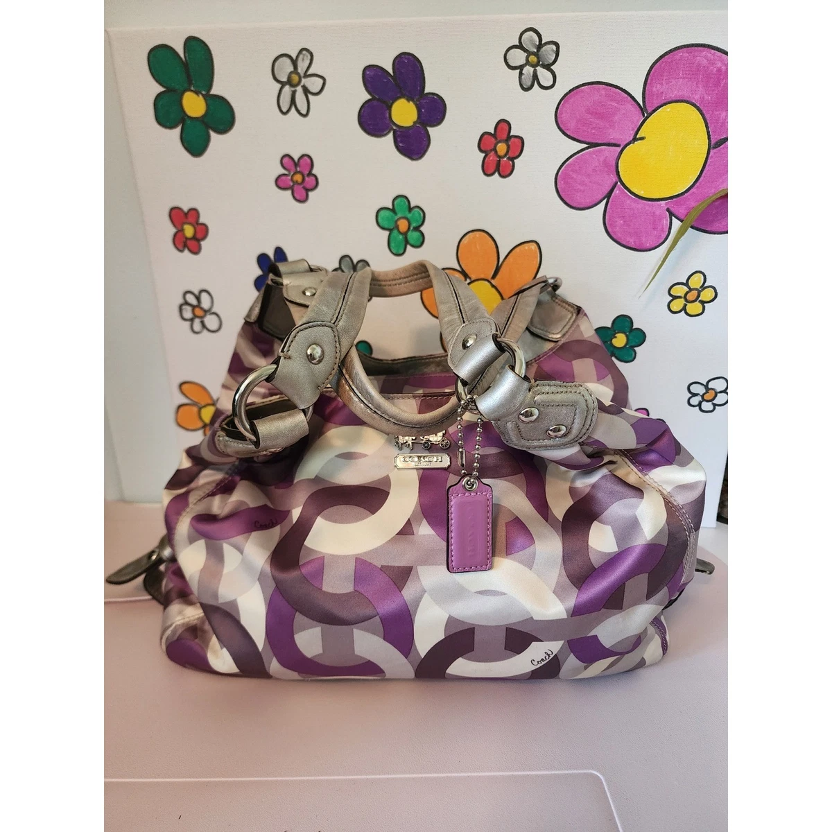 Coach Madison Maggie Purple | eBay