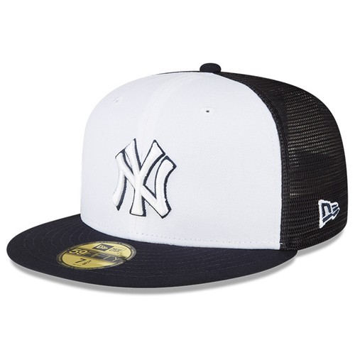 Men's New Era White/Navy New York Yankees 2023 On-Field Batting Practice 59FIFTY