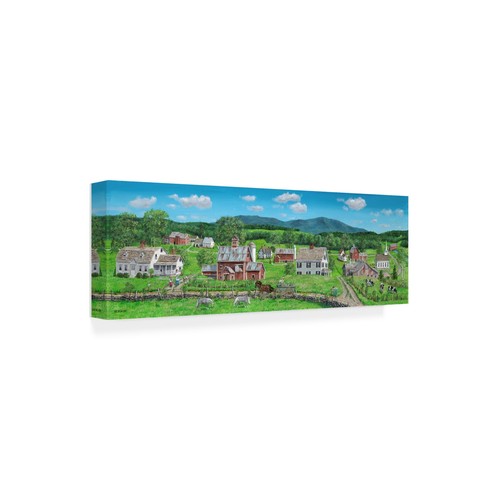 Canvas Wall Art - Bob Fair 'Summer Roads' Wall Art for Living Room, Bedroom, ... - Picture 4 of 4