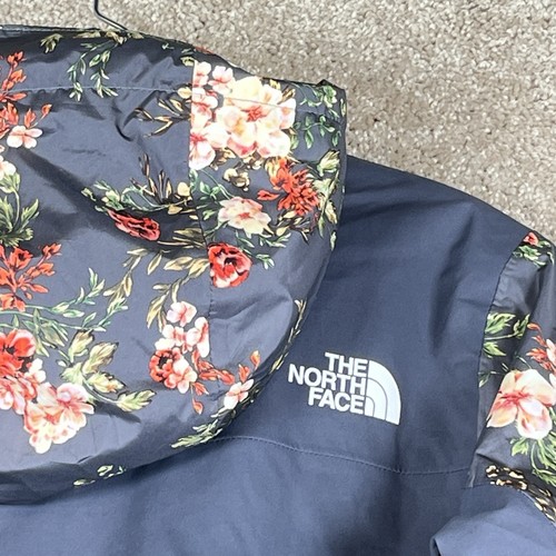 North Face Freedom Extreme Jacket Girls Size L Gray Insulated Floral Winter - Picture 12 of 16