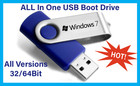 Windows 7 64bit USB Flash Drive Bootable UEFI or Legacy Fix Your PC Now!