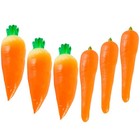 6pcs simulierte kleine Karottenmodelle künstliche Faux -Karotten