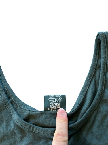 Bunnings Trade Men’s Tank Top Singlet Size 2XL Green Sleeveless Tradie Work Logo - Picture 4 of 6
